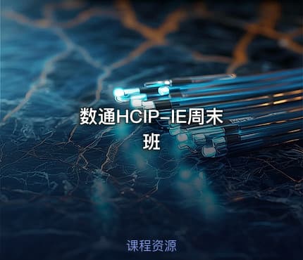 数通HCIP-IE周末班
