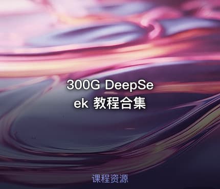 300G DeepSeek 教程合集