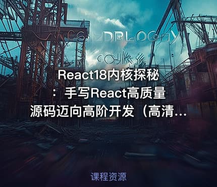 React18内核探秘：手写React高质量源码迈向高阶开发（高清完结）