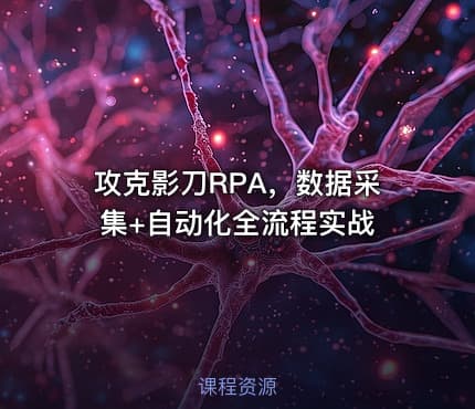 攻克影刀RPA，数据采集+自动化全流程实战