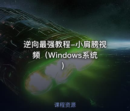 逆向最强教程-小肩膀视频（Windows系统）