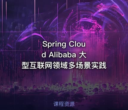 Spring Cloud Alibaba 大型互联网领域多场景实践