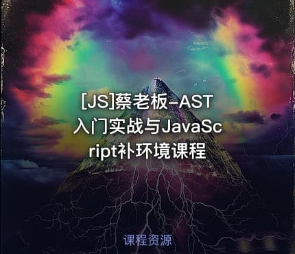 [JS]蔡老板-AST入门实战与JavaScript补环境课程