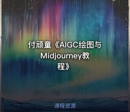 付顽童《AIGC绘图与Midjourney教程》