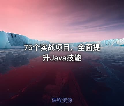 75个实战项目，全面提升Java技能