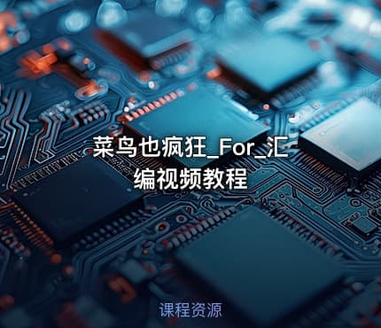 菜鸟也疯狂_For_汇编视频教程