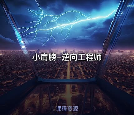 小肩膀-逆向工程师