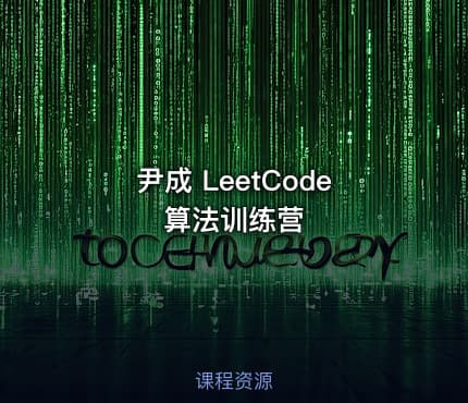 尹成 LeetCode 算法训练营