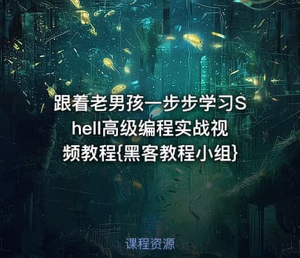 跟着老男孩一步步学习Shell高级编程实战视频教程{黑客教程小组}