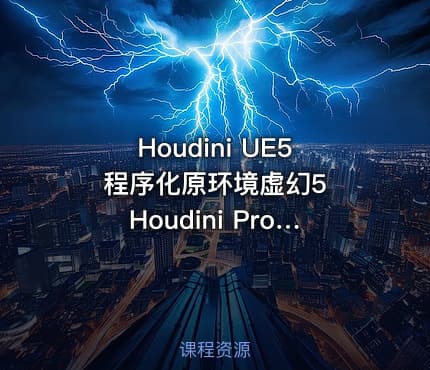Houdini UE5 程序化原环境虚幻5 Houdini Procedural Environment