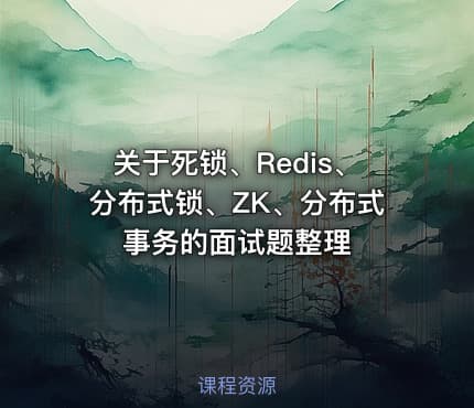 关于死锁、Redis、分布式锁、ZK、分布式事务的面试题整理