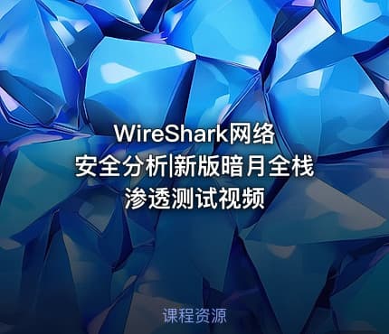 WireShark网络安全分析|新版暗月全栈渗透测试视频