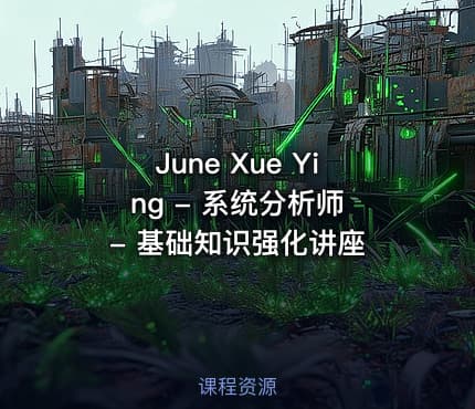 June Xue Ying - 系统分析师 - 基础知识强化讲座