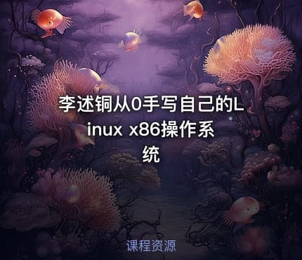 李述铜从0手写自己的Linux x86操作系统