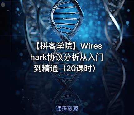 【拼客学院】Wireshark协议分析从入门到精通（20课时）