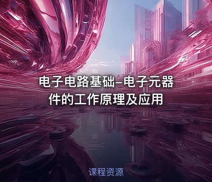 电子电路基础-电子元器件的工作原理及应用