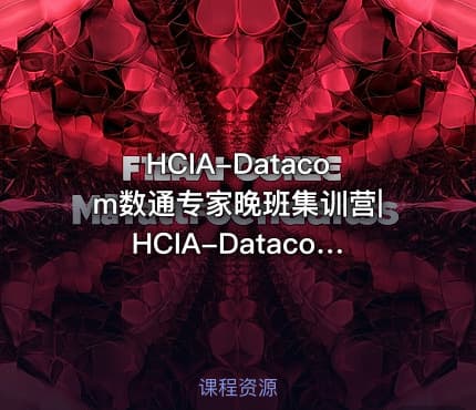 HCIA-Datacom数通专家晚班集训营|HCIA-Datacom 课件