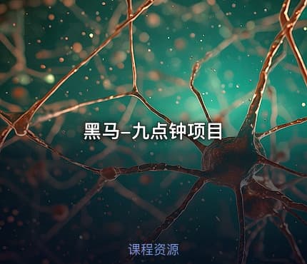 黑马-九点钟项目