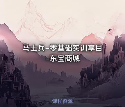 马士兵-零基础实训享目-东宝商城