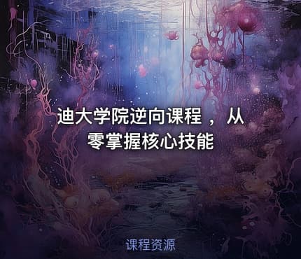 迪大学院逆向课程 ，从零掌握核心技能