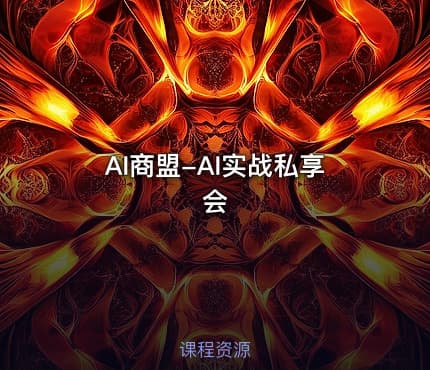 AI商盟-AI实战私享会