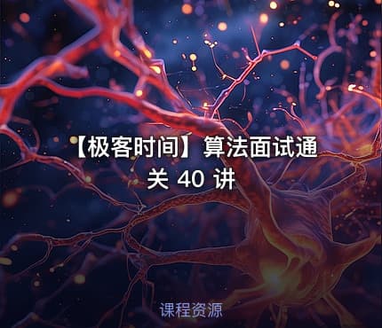 【极客时间】算法面试通关 40 讲