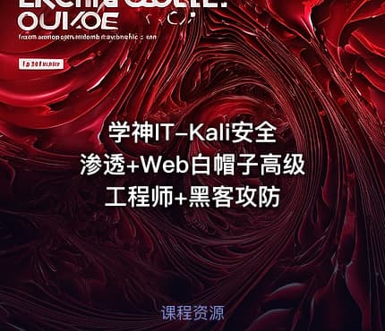 学神IT-Kali安全渗透+Web白帽子高级工程师+黑客攻防