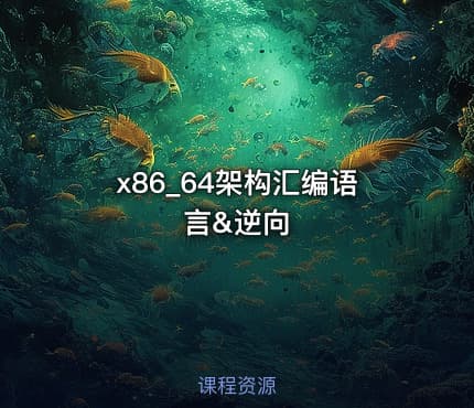 x86_64架构汇编语言&逆向