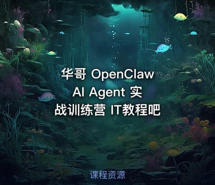 华哥 OpenClaw AI Agent 实战训练营 IT教程吧