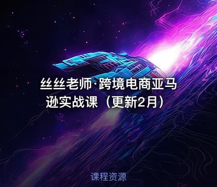 丝丝老师·跨境电商亚马逊实战课（更新2月）