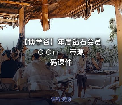 【博学谷】年度钻石会员 C C++ - 带源码课件