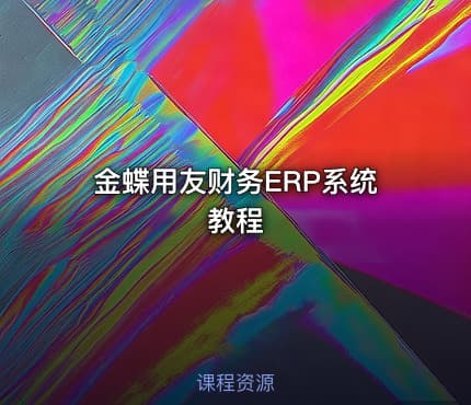 金蝶用友财务ERP系统教程