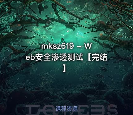 mksz619 - Web安全渗透测试【完结】