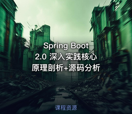 Spring Boot 2.0 深入实践核心原理剖析+源码分析