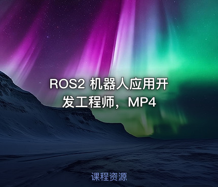 ROS2 机器人应用开发工程师，MP4