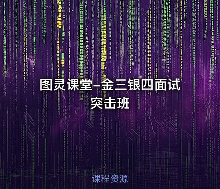 图灵课堂-金三银四面试突击班