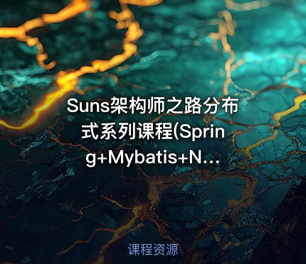Suns架构师之路分布式系列课程(Spring+Mybatis+NettyRPC)