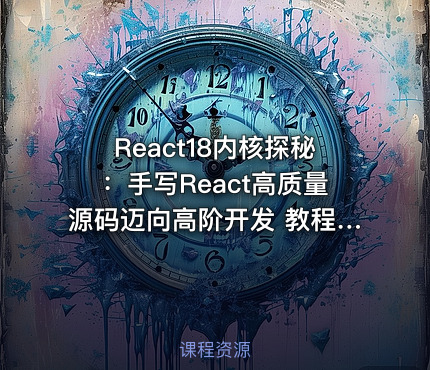 React18内核探秘：手写React高质量源码迈向高阶开发 教程下载