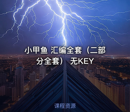 小甲鱼 汇编全套（二部分全套） 无KEY