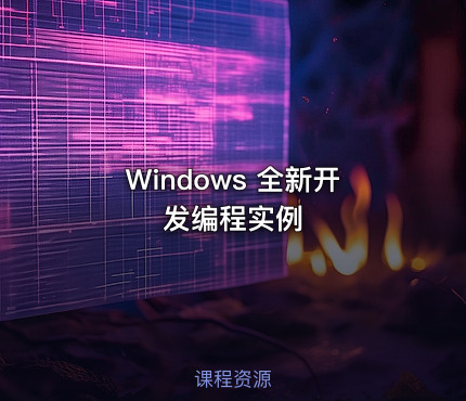 Windows 全新开发编程实例