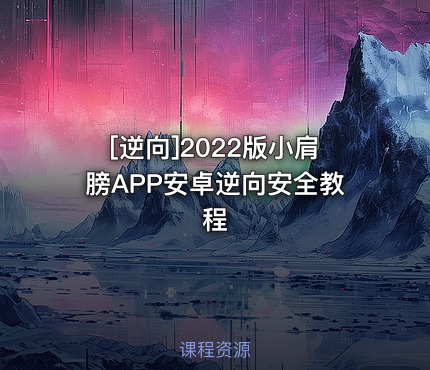 [逆向]2022版小肩膀APP安卓逆向安全教程