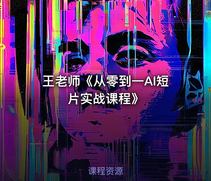 王老师《从零到一AI短片实战课程》