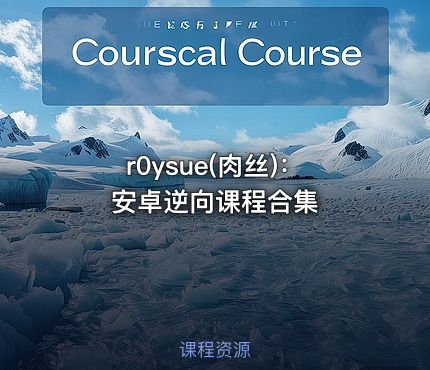 r0ysue(肉丝)：安卓逆向课程合集