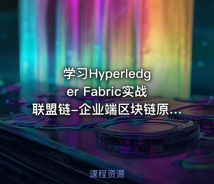 学习Hyperledger Fabric实战联盟链-企业端区块链原理精讲