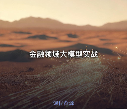 金融领域大模型实战 - IT网课学习吧