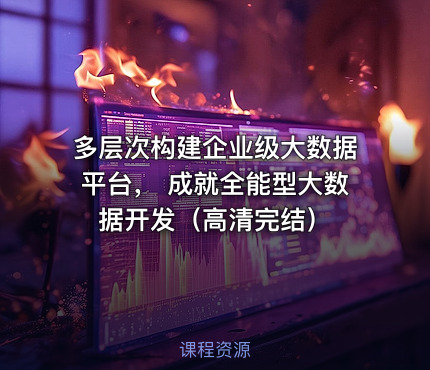 多层次构建企业级大数据平台， 成就全能型大数据开发（高清完结）